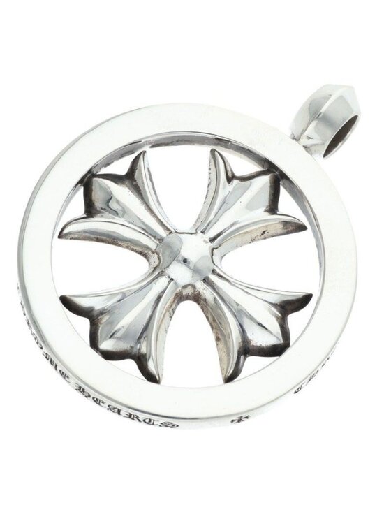 Chrome Hearts Jewelry - Chrome Hearts CH Plus Medalion CH Medallion Silver Necklace Top